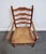 Brown Statton Furniture Solid Hard Rock Maple Colonial Early American Ladder Back Dining Arm Chair W. Rush Seat For Sale - Image 8 of 10