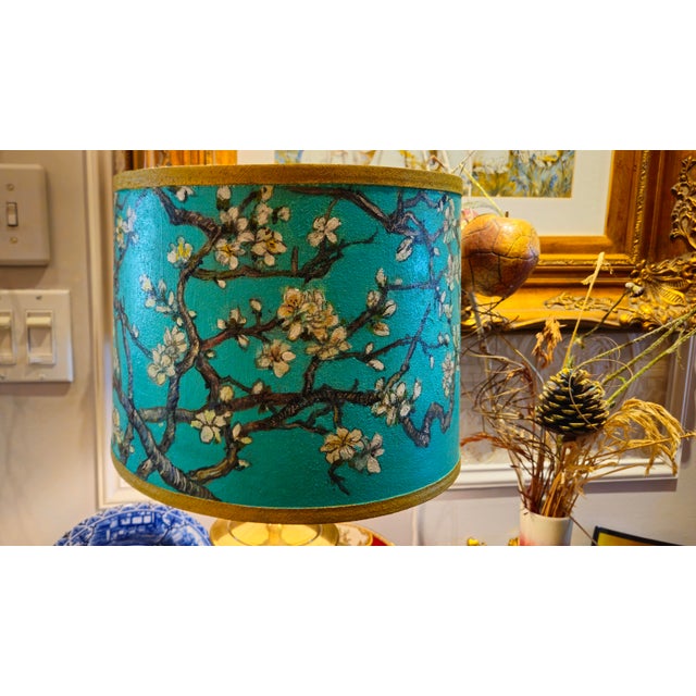 2020s Artist Handpaint Lamp Shade For Sale - Image 5 of 8