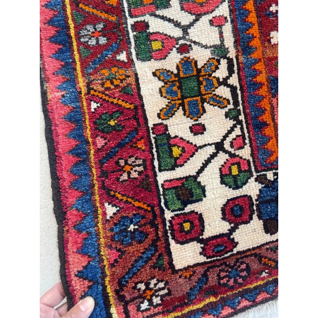 Persian Semi-Antique Persian Bakhtiari With Garden Design - 7.2 X 10.7 For Sale - Image 3 of 11