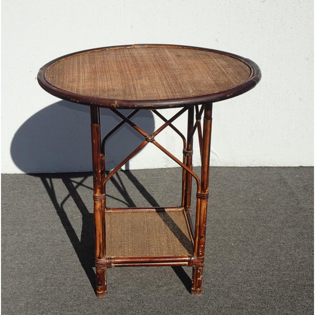 Palecek Vintage Rustic French Country Style Side Table by Palecek For Sale - Image 4 of 14