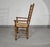 Rustic Oak Farmhouse Ladderback Dining Chairs with Rush Seats, 1960s, Set of 4 For Sale - Image 6 of 18