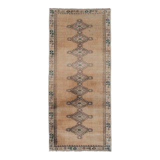 Mid-Century Style Turkish Oushak Runner Rug For Sale