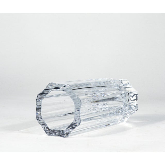 Crystal Vase from Orrefors, Sweden, 1990s For Sale - Image 8 of 10