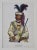 This an original 19th century hand-colored McKenney and Hall lithographic portrait of a Native American entitled "Billy...