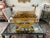 Wood Mid-Century Italian Neo-Classical Style Giltwood & Leopard Velvet X-Base Ottomans - Pair For Sale - Image 7 of 9