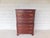 Wood Henkel Harris Mahogany Georgian Style Chest on Chest For Sale - Image 7 of 14