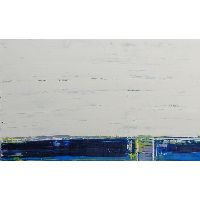 Abstract Pacific Ocean / Palisades No. 5 Original Large-Scale Oil Painting by Diane Grant | Color Field For Sale - Image 3 of 9
