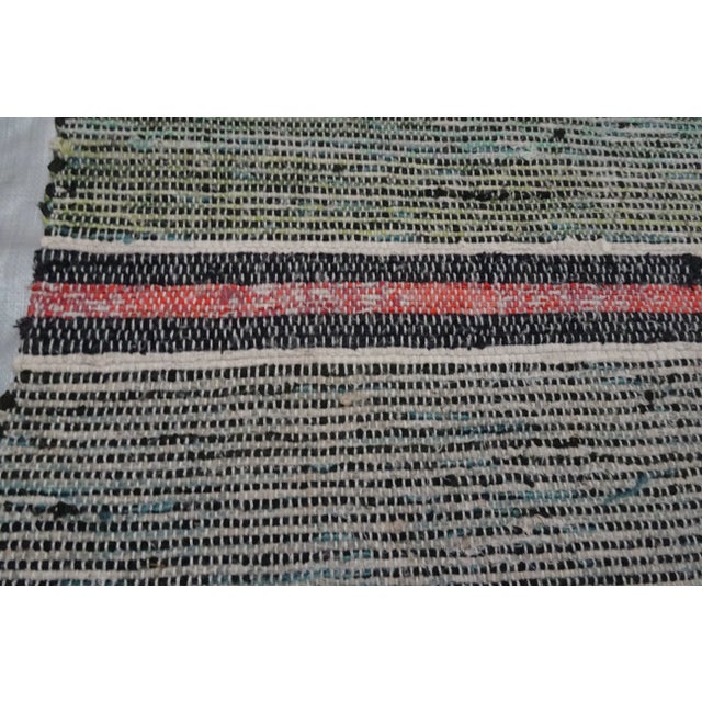 Rag Rug Swedish Mid Century For Sale In Miami - Image 6 of 9