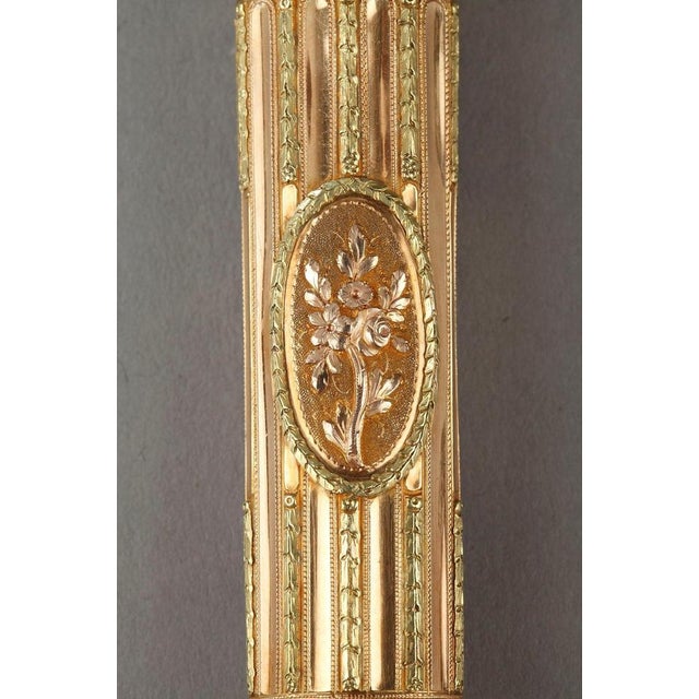 18th Century Gold Sewing Box with Wax Case For Sale - Image 6 of 16