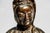 Hand Carved Large Antique Chinese Guanyin Wood Sculpture on Dragon Buddhist Asian Home Decor For Sale - Image 4 of 17