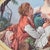 Green Mid-Century French Provincial Rococo Revival Courting Scene Vanity Tray For Sale - Image 8 of 15