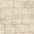 19th Century Antique Map of North Dakota with Fort Berthold Reservation from Rand McNally, 1899 For Sale - Image 5 of 12