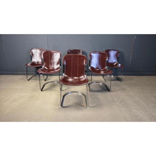 Vintage Dining Chairs from Cidue, 1970s, Set of 6 For Sale - Image 13 of 15