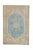 1930s Vintage Champagne Blue Hand-Knotted Rug - 6’8” X 9’11” For Sale - Image 11 of 11