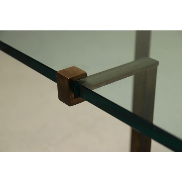 Side table model T18 designed by Peter Ghyczy in the 1970s. A perfect example of brutalist elegance as this piece balances...