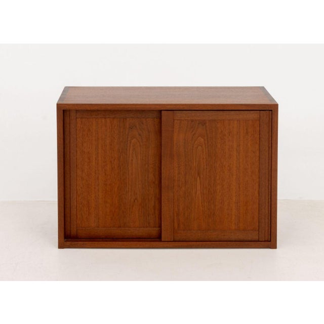 1970s George Nakashima Walnut Hanging Cabinet, 1978 For Sale - Image 5 of 13