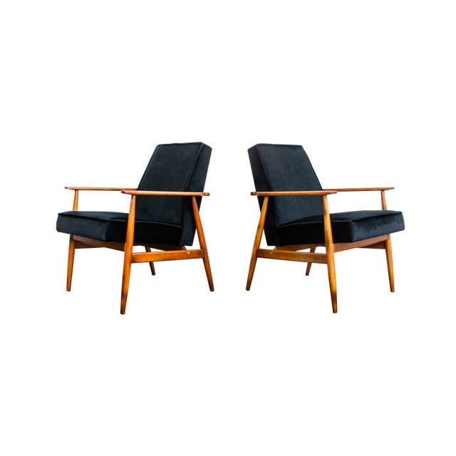 Vintage Lounge Chairs by H. Lis, Poland, 1970s, Set of 2 For Sale - Image 13 of 13