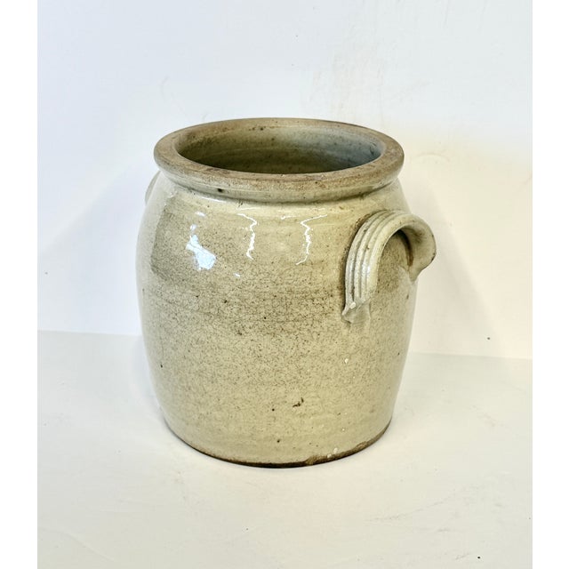 Early 20th Century French Stoneware Confit Pot For Sale - Image 5 of 11