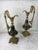 Vintage Elegant Brass Mantel Pitchers / Ewers - a Pair For Sale - Image 12 of 12