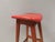 Maroon Bar Stool in Teak and Leather by Johannes Andersen for Brødere Andersen, 1960s For Sale - Image 8 of 14