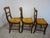 Wooden Chairs from Baumann, 1980s, Set of 3 For Sale - Image 4 of 18