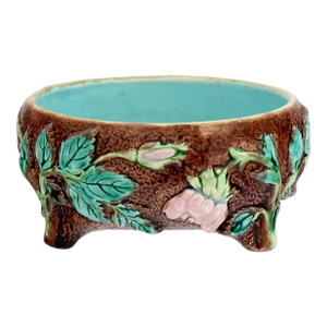 Antique English Majolica Bowl