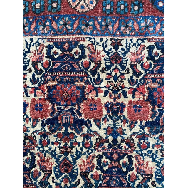Vintage Floral Fine Abadeh Rug, 1920s For Sale - Image 10 of 18