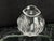 Late 20th Century Late 20th Century Crystal Vase, Ruffled Rim With Spiral Swirl Cut Pattern For Sale - Image 5 of 11