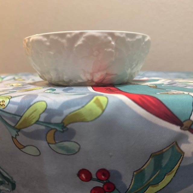 1970s Spode Imperial Fancies Embossed Floral Bowl For Sale - Image 5 of 5