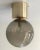 Italian 21st Century Italian Uno Polished Brass and Smoky Murano Globe Flush Mount by Fabio LTD For Sale - Image 3 of 6
