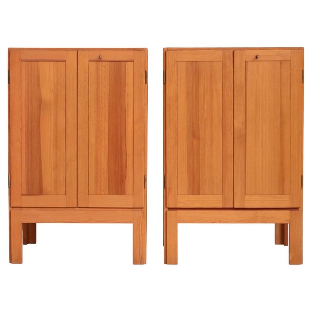 Pinewood Asserbo Cabinets by Børge Mogensen for Karl Andersson & Sons, Sweden, 1960s For Sale - Image 18 of 18