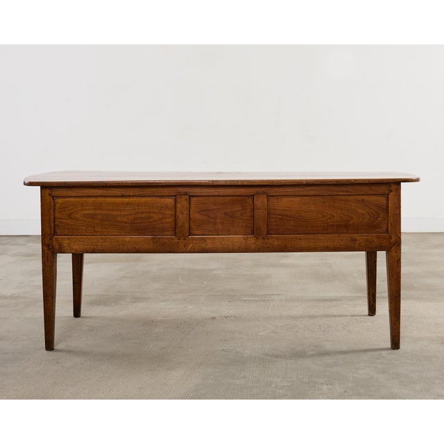 19th Century Country French Fruitwood Console Table Server 6 Ft. For Sale - Image 17 of 18