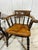 Victorian Elm and Birch Captain's Chair, England, 1880s For Sale - Image 9 of 13