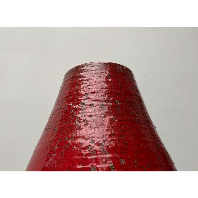 1960s Mid-Century Modern West German Pottery WGP Floor Vase from Ü-Keramik Übelacker, 1960s For Sale - Image 5 of 18