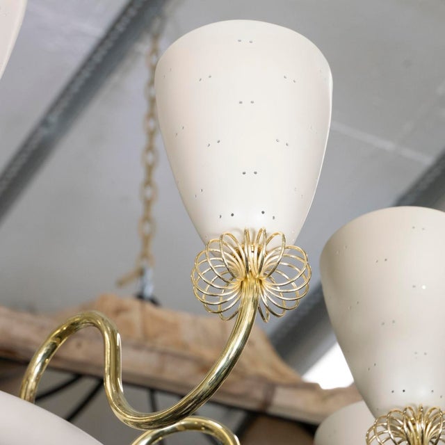 1950s Rare "Ballerina" Chandelier by Paavo Tynell for Lightolier For Sale - Image 5 of 9