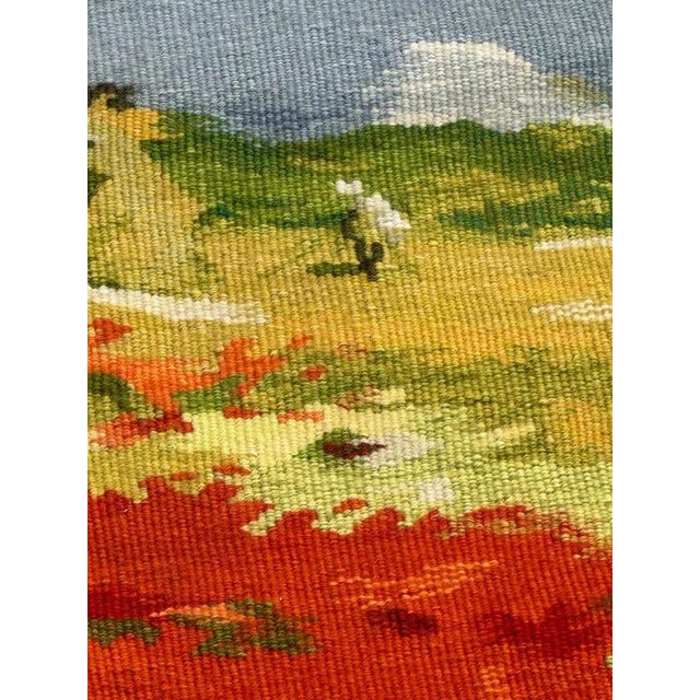 Modern Aubusson Tapestry by Artdad, 1980s For Sale - Image 17 of 18