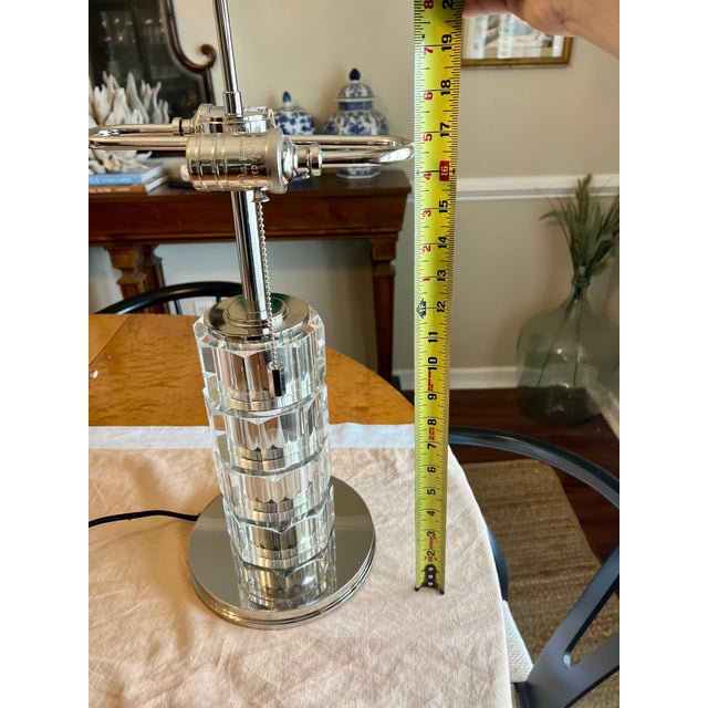 Ralph Lauren Brookings Crystal Table Lamp For Sale - Image 9 of 11