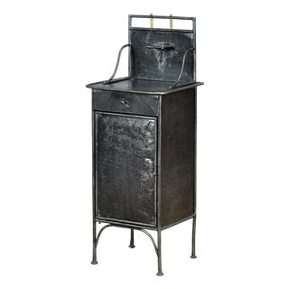 Iron Bedside Cabinet, 1910s For Sale