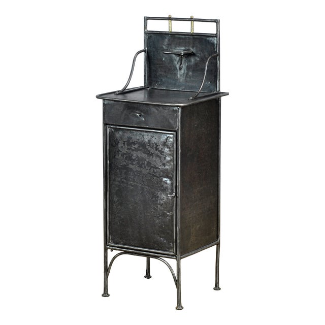 Iron Bedside Cabinet, 1910s For Sale