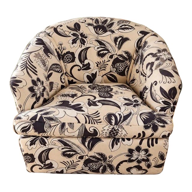 1970’s Swivel Club Chair For Sale