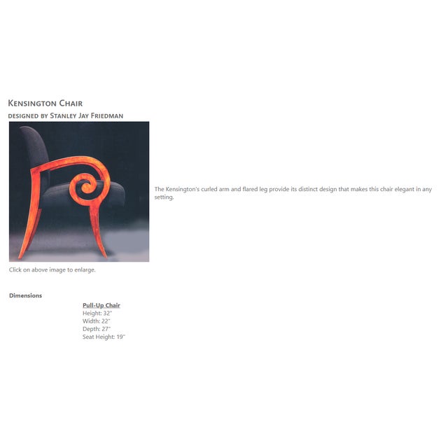 Brueton Late 20th Century Modern Attributed to Brueton Kensington Chairs- A Pair For Sale - Image 4 of 4