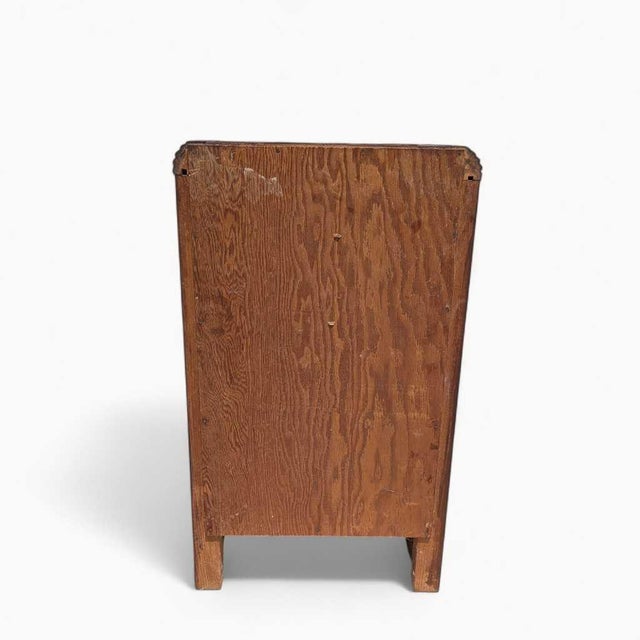 1930s 1930s Art Deco Waterfall Nightstand For Sale - Image 5 of 14