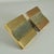 Vintage Architectural Push and Pull Bronze Door Handle Square, 1970s, Set of 5 For Sale - Image 4 of 15
