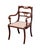 VINTAGE ANTIQUE Solid Mahogany Traditional Duncan Phyfe Style Dining Arm Chair 35" High 23.5" Wide 22.5" Deep Seat: 18"...