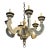 Paul Ferrante French Country Paint Decorated Chandelier For Sale
