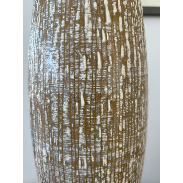 Extra Tall Design Technics Ceramic Lamp For Sale In Chicago - Image 6 of 10