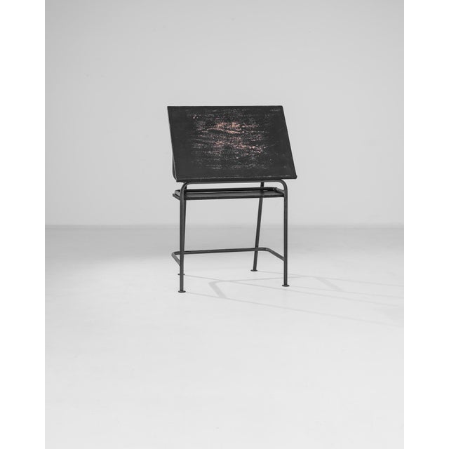 1960s Czech Metal School Desk For Sale - Image 17 of 18