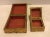 Italian Florentine Mother & Child Gold Wood Trivet Boxes, Pair For Sale - Image 3 of 7