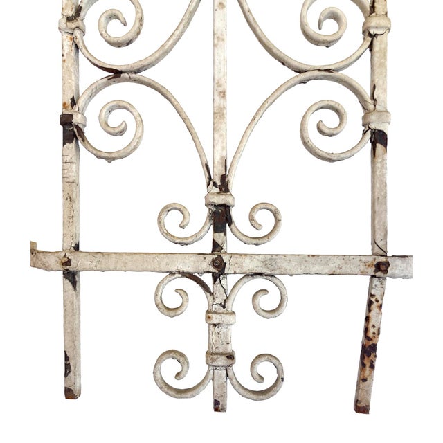 Early 20th Century Antique Iron Architectural Door Detail For Sale - Image 5 of 8