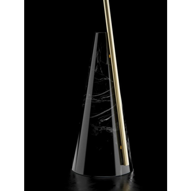 Black ED027.01 Floor Lamp by Edizioni Design For Sale - Image 8 of 11